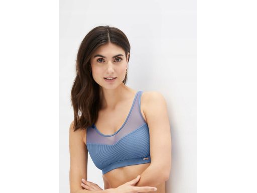 B.P.C. biustonosz bustier Feel Comfort indigo r.36