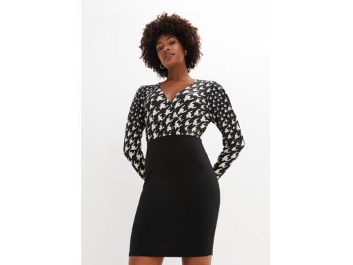 B.P.C sukienka ołówkowa ze wzorem r.36/38
