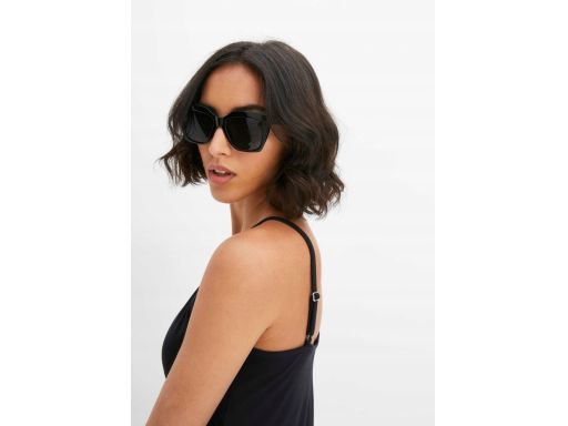 B.P.C długa sukienka czarna z marszczeniem i rozcięciem ^36/38