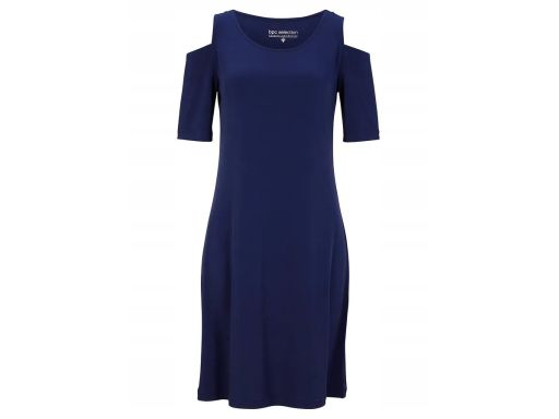 B.P.C sukienka odkryte ramiona granatowa ^48/50