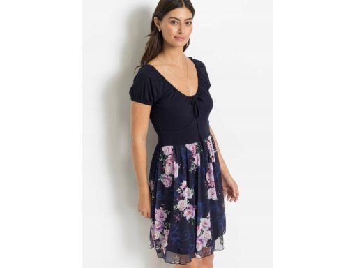 B.P.C sukienka z siateczką nadruk ^36/38