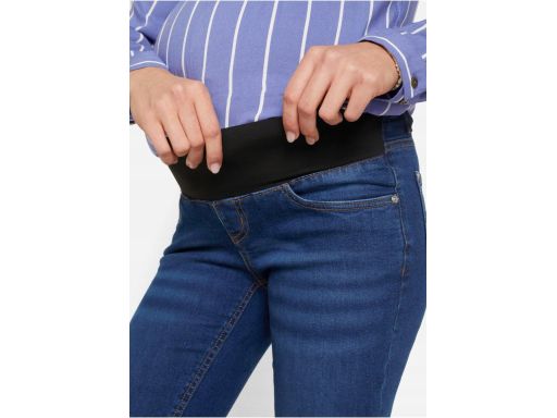 Jeansy ciążowe na początek ciąży ^46