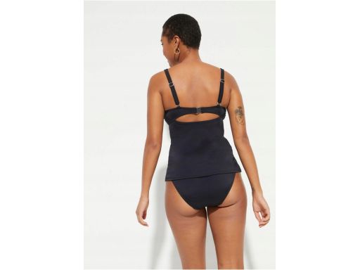 B.P.C klasyczne czarne tankini top + figi ^42