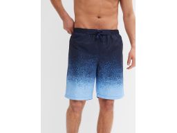 B.P.C męskie szorty kąpielowe granatowo-niebieskie z nadrukiem 60/62.