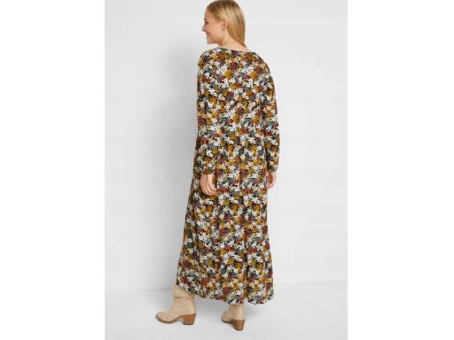 B.P.C długa sukienka ciążowa wzorzysta r.38
