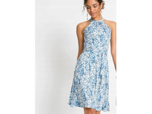 B.P.C letnia sukienka z nadrukiem w drobne kwiatuszki ^52/54