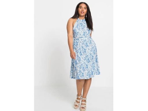 B.P.C letnia sukienka z nadrukiem w drobne kwiatuszki ^52/54