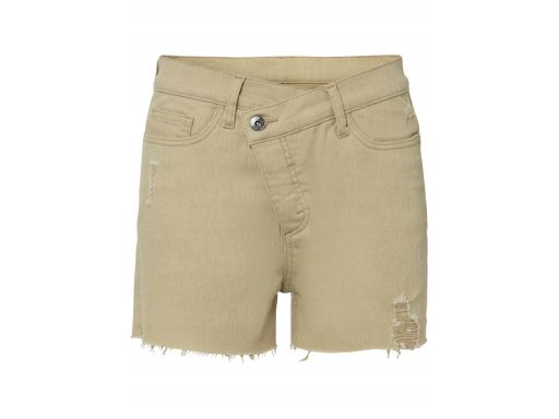 B.P.C szorty damskie piaskowe przetarcia r.38