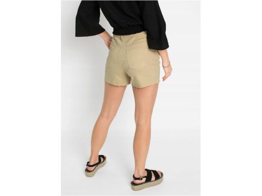 B.P.C szorty damskie piaskowe przetarcia r.38