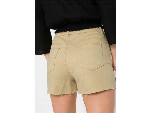 B.P.C szorty damskie piaskowe przetarcia r.38