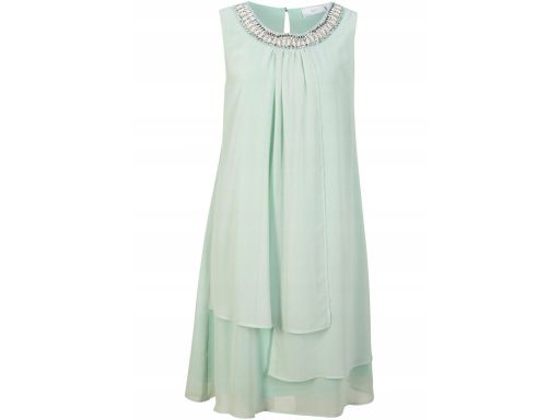 B.P.C sukienka szyfonowa z aplikacją Premium ^40