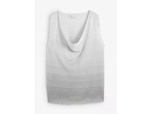 B.P.C top dzianinowy szaro-srebrny r.44/46