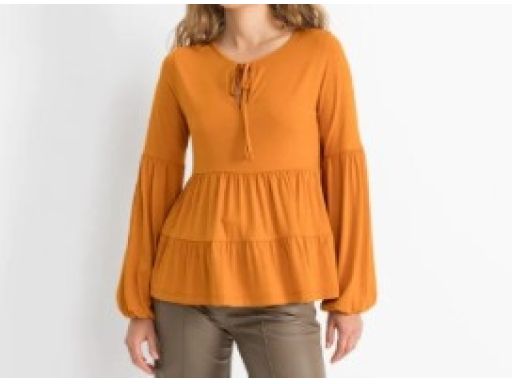 B.P.C bluzka miodowa z długim rękawem ^32/34