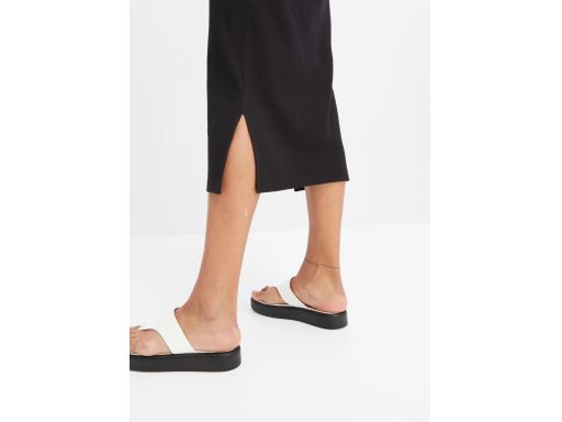 B.P.C długa sukienka maxi czarna bawełniana ^36/38