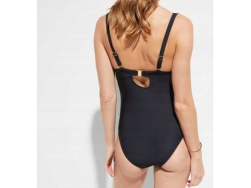 B.P.C kostium jednoczęściowy z kamieniami czarny 48 (95C).