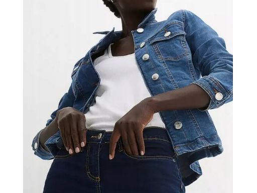 B.P.C kurtka jeansowa granatowa klasyczna ^36