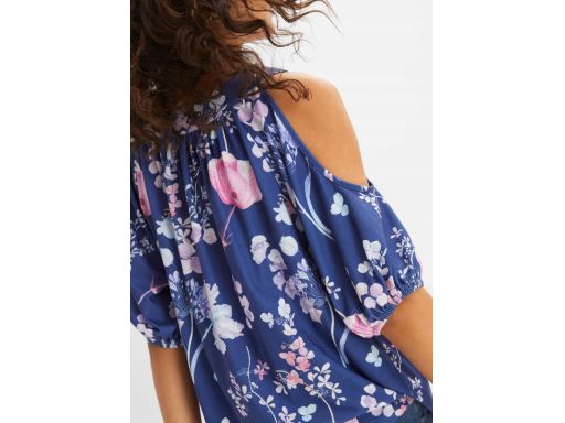 B.P.C bluzka z odkrytymi ramionami w kwiaty 36/38.