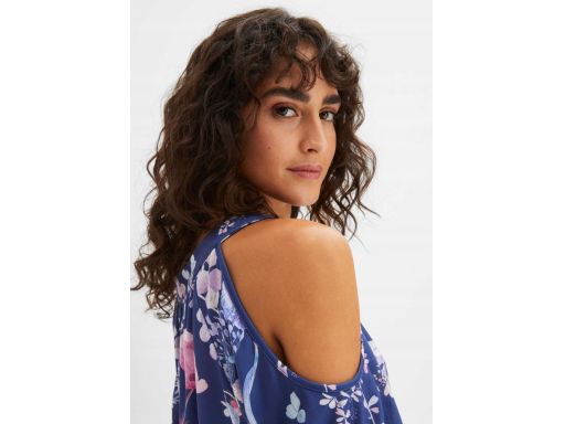 B.P.C bluzka z odkrytymi ramionami w kwiaty 36/38.