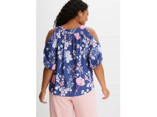 B.P.C bluzka z odkrytymi ramionami w kwiaty 36/38.