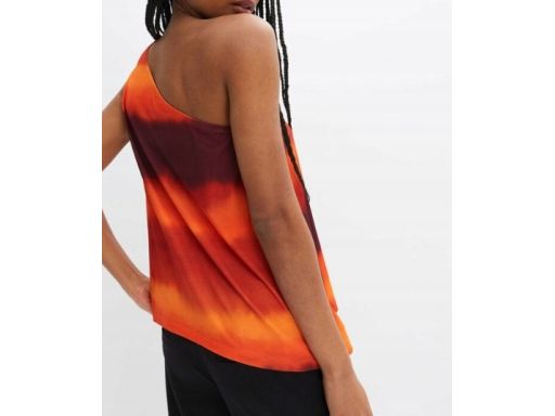 B.P.C bluzka wzorzysta top na jedno ramię ^44/46