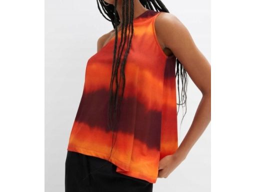 B.P.C bluzka wzorzysta top na jedno ramię ^44/46