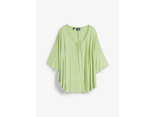 B.P.C bluzka zielona z wiskozy typu nietoperz ^40/42