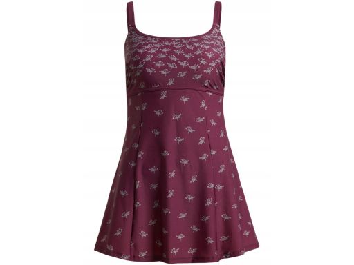 B.P.C sukienka kąpielowa bordowa modelująca we wzory ^42