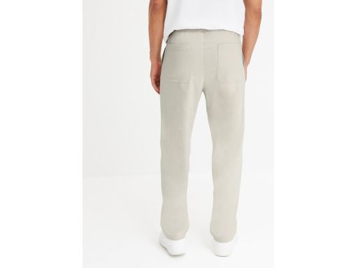 B.P.C męskie spodnie piaskowe proste r.52