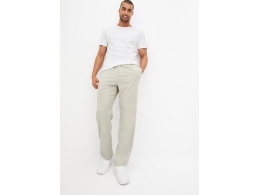 B.P.C męskie spodnie piaskowe proste r.52