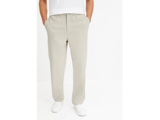 B.P.C męskie spodnie piaskowe proste r.52