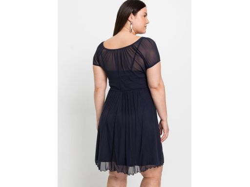 B.P.C sukienka granatowa z aplikacją r.52/54
