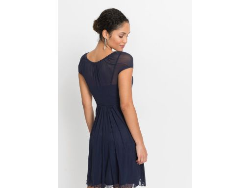 B.P.C sukienka granatowa z aplikacją r.52/54