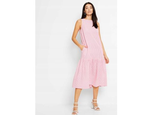 B.P.C sukienka midi w cienkie paseczki ^48