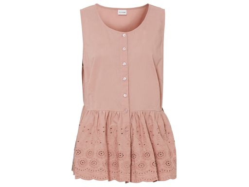 B.P.C bluzka brudny róż z ażurowym haftem 46.