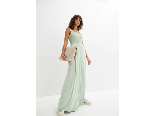 B.P.C kombinezon jasny zielony z wiskozy 36/38.