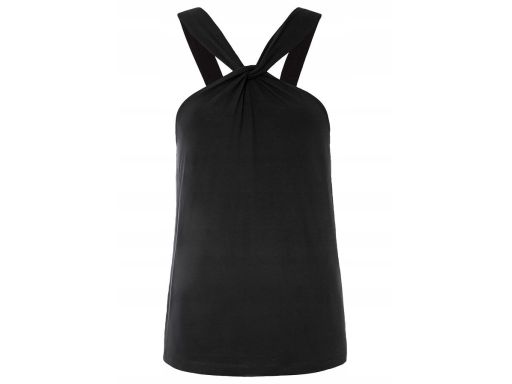 B.P.C top czarny z wiskozy 32/34.