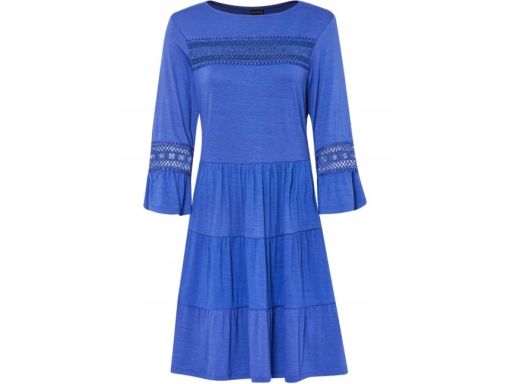 B.P.C sukienka koronkowa niebieska r.36/38