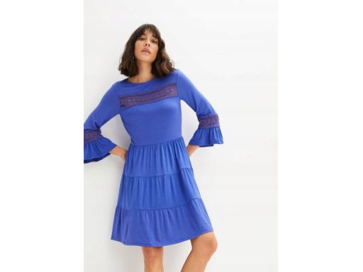 B.P.C sukienka koronkowa niebieska r.36/38
