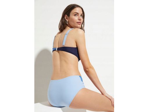 B.P.C bikini granatowo niebieskie na fiszbinach z figami ^42(80C)