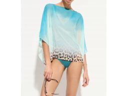 B.P.C szyfonowa tunika plażowa w cętki r.44/46