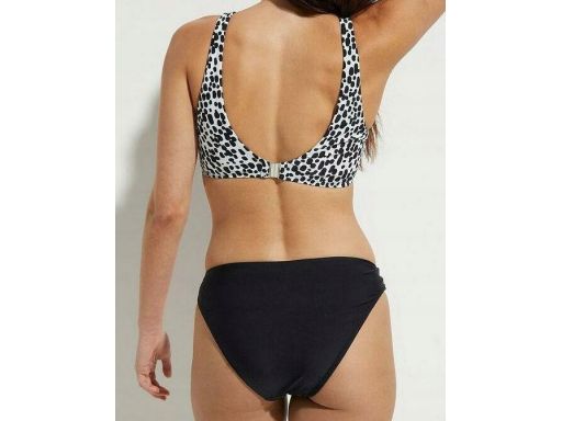 B.P.C bikini bustier biało-czarne z figami ^48