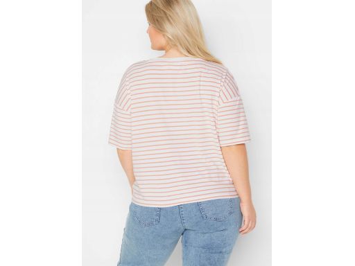 B.P.C T-shirt z wiskozy w paski ^48/50