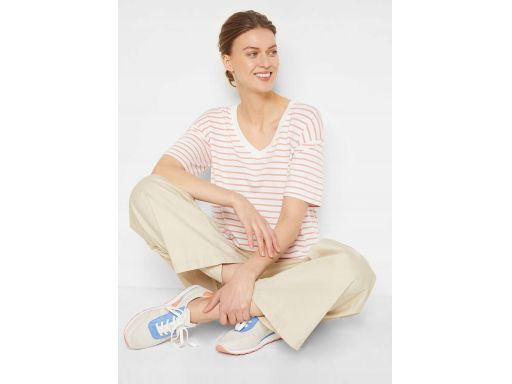 B.P.C T-shirt z wiskozy w paski ^48/50