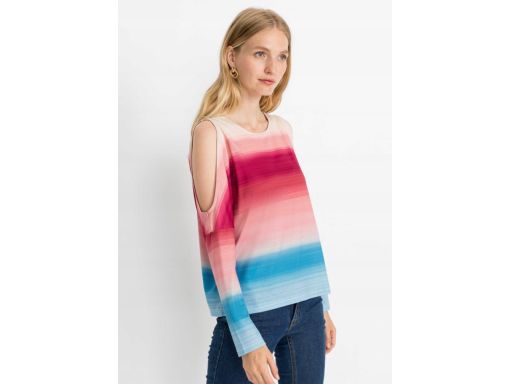 B.P.C bluzka kolorowa odkryte ramiona r.44/46