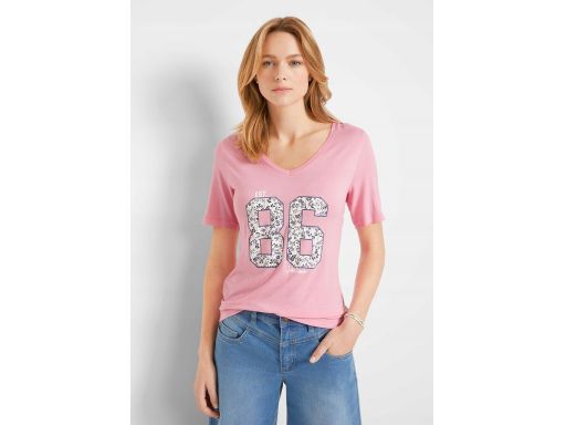 B.P.C t-shirt z nadrukiem różowy ^36/38