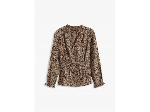 B.P.C bluzka w cętki z baskinką 52.