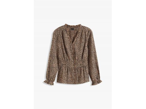 B.P.C bluzka w cętki z baskinką 52.