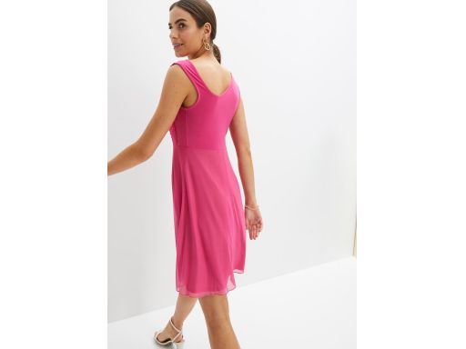B.P.C asymetryczna sukienka różowa r.48/50
