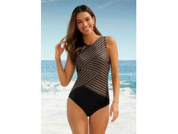 B.P.C kostium jednoczęściowy modelujący z nadrukiem r.44