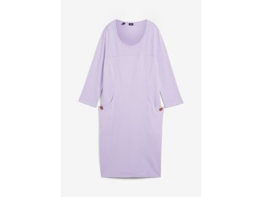 B.P.C sukienka bombka liliowa 36/38.